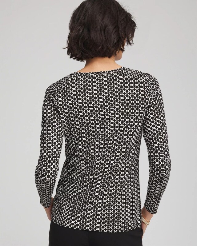 Touch of Cool Crewneck Layering Tee - image 3
